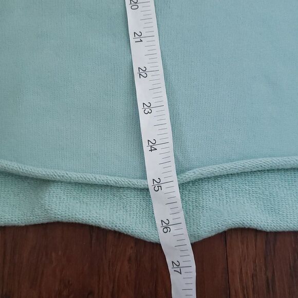 Frank & Eileen Womens Green Chic Feminine Cotton Oversized Hoodie Size Medium - Picture 4 of 7